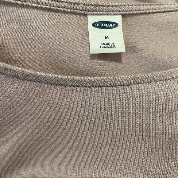 Old Navy Lilac Boho Flowy Blouse Top Crochet Trim 3/4 Sleeve Women's Medium M - Picture 5 of 7